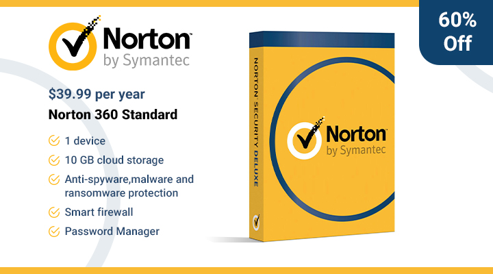 Norton 360 Standard Package Review. 